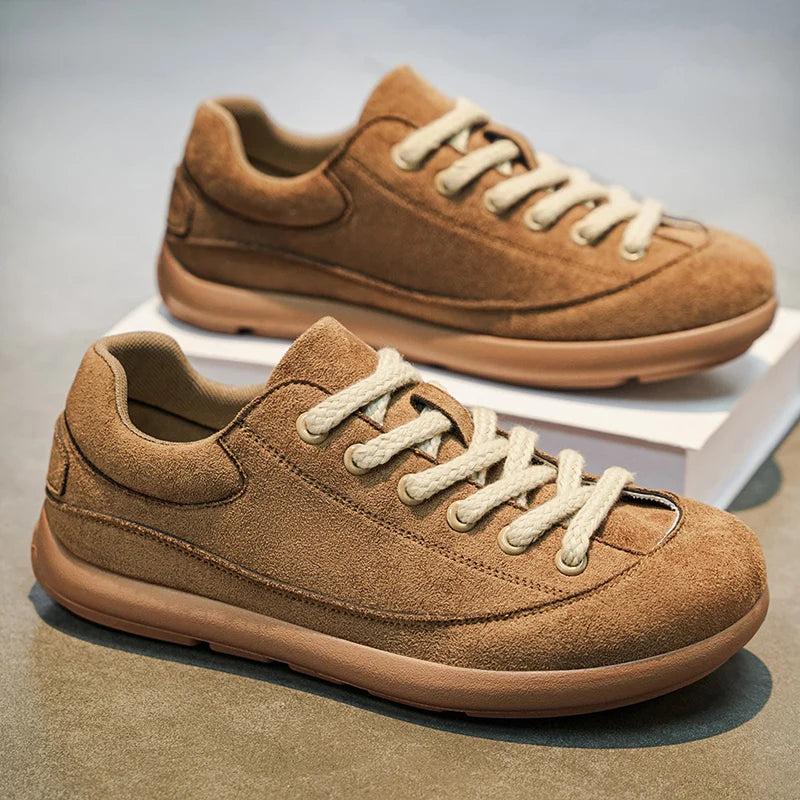 Thick Sole Breathable Anti Slip Sneakers | Stylish Men's Casual Shoes