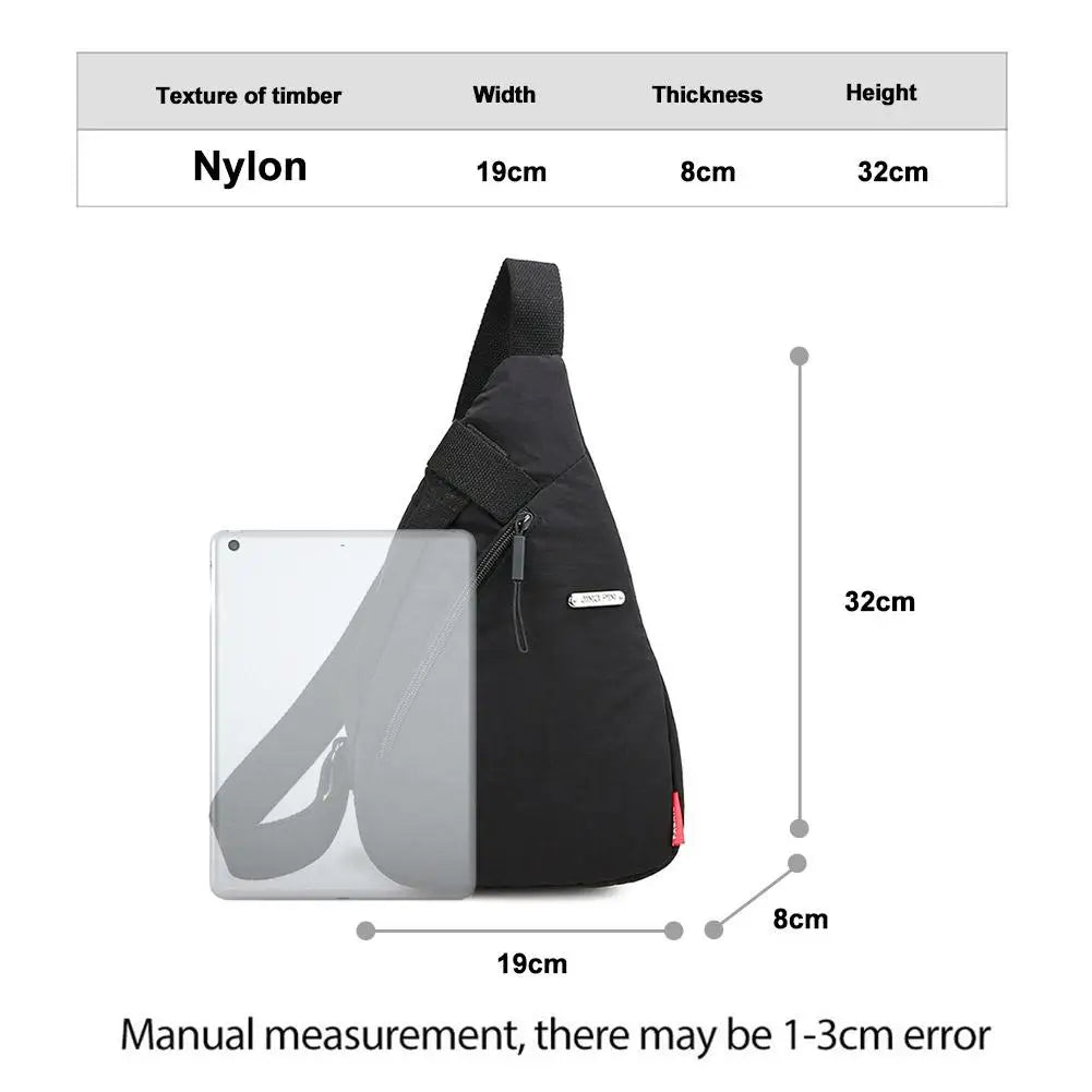 Chest Bag For Men Women Large Capacity Single Shoulder Bag Sport Cycling Phone Crossbody Bag Unisex Chest Bag Travel Hiking