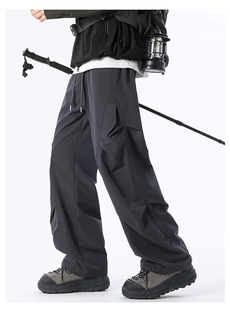 Men's Multi-Pocket Cargo Overalls | Stylish Baggy Trousers for Summer