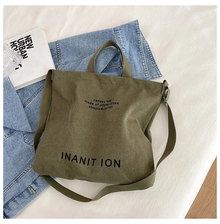 Trendy Urban Canvas Messenger Bags for Men & Women | Large Capacity