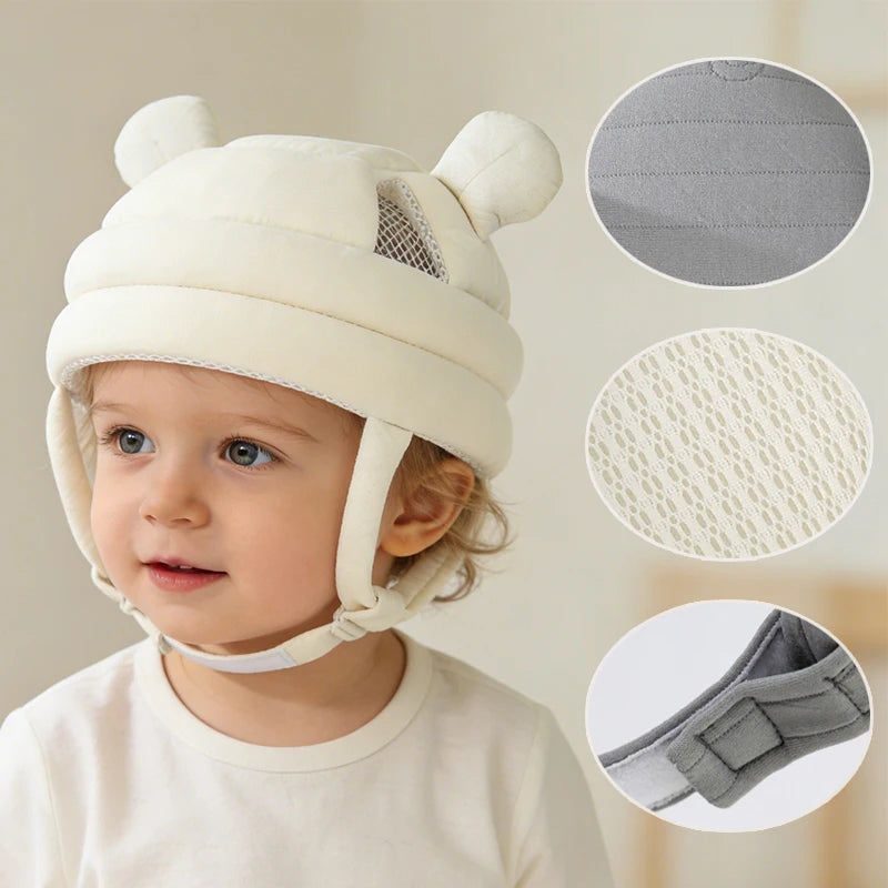 Baby 360 Head Protection Hat | Breathable Anti-Fall Cap for Kids