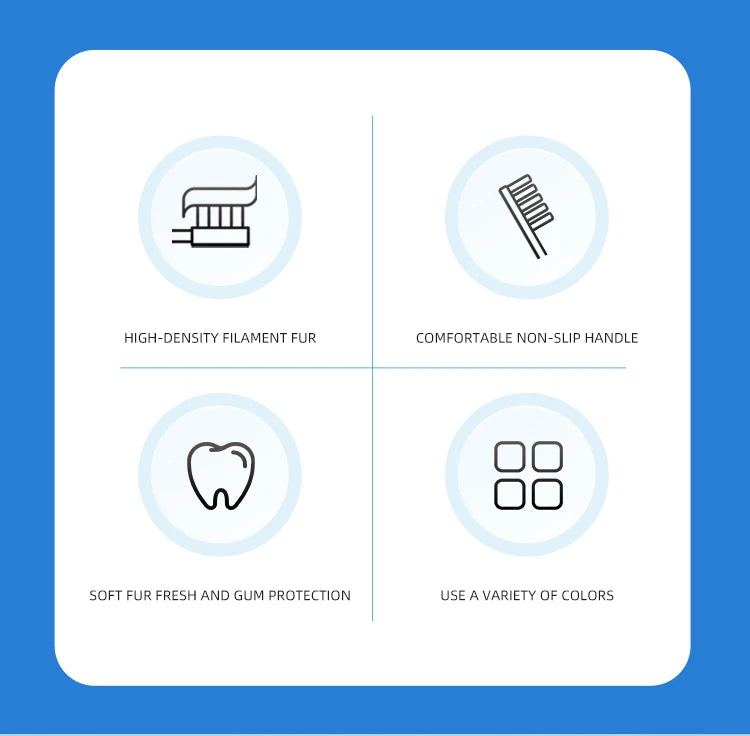 4 Soft Bristled Toothbrushes | Enhanced Oral Hygiene for Adults
