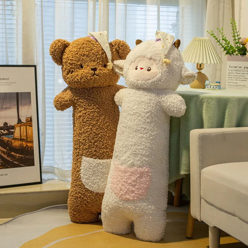 90cm Giant Plush Animal Pillow | Soft Sleep Cartoon Doll for Kids