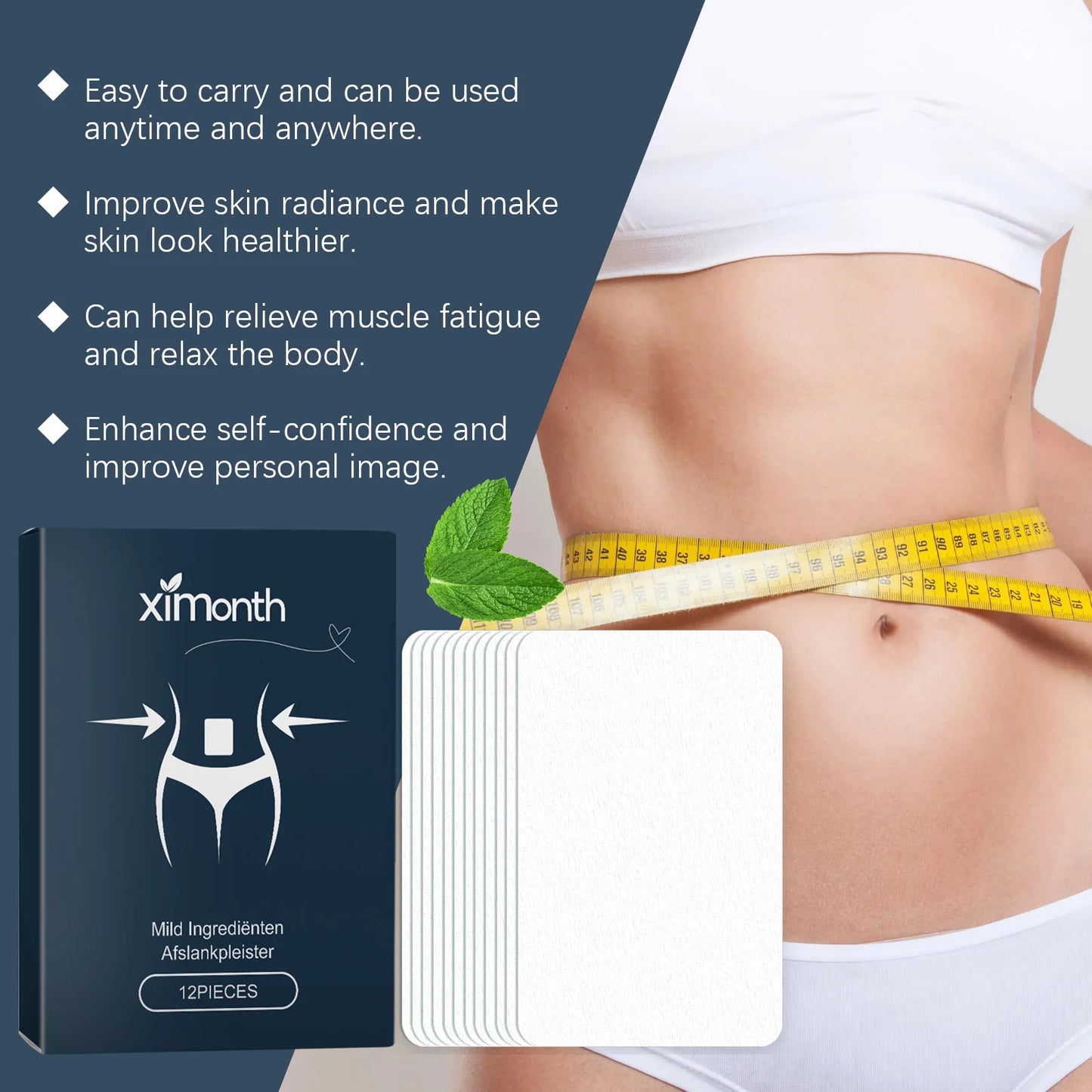 Body Care Patch - Enhance Contours with Breathable Navel Comfort