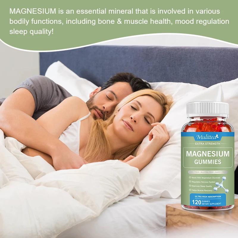 High Absorption Magnesium Taurine Gummies for Muscle Support