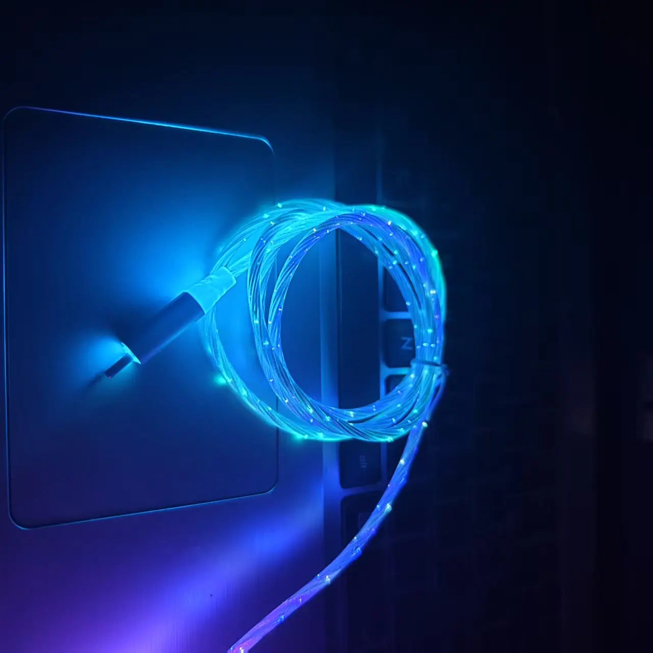 Fast Charging RGB USB-C Cable | Colorful LED Glow for Quick Charge