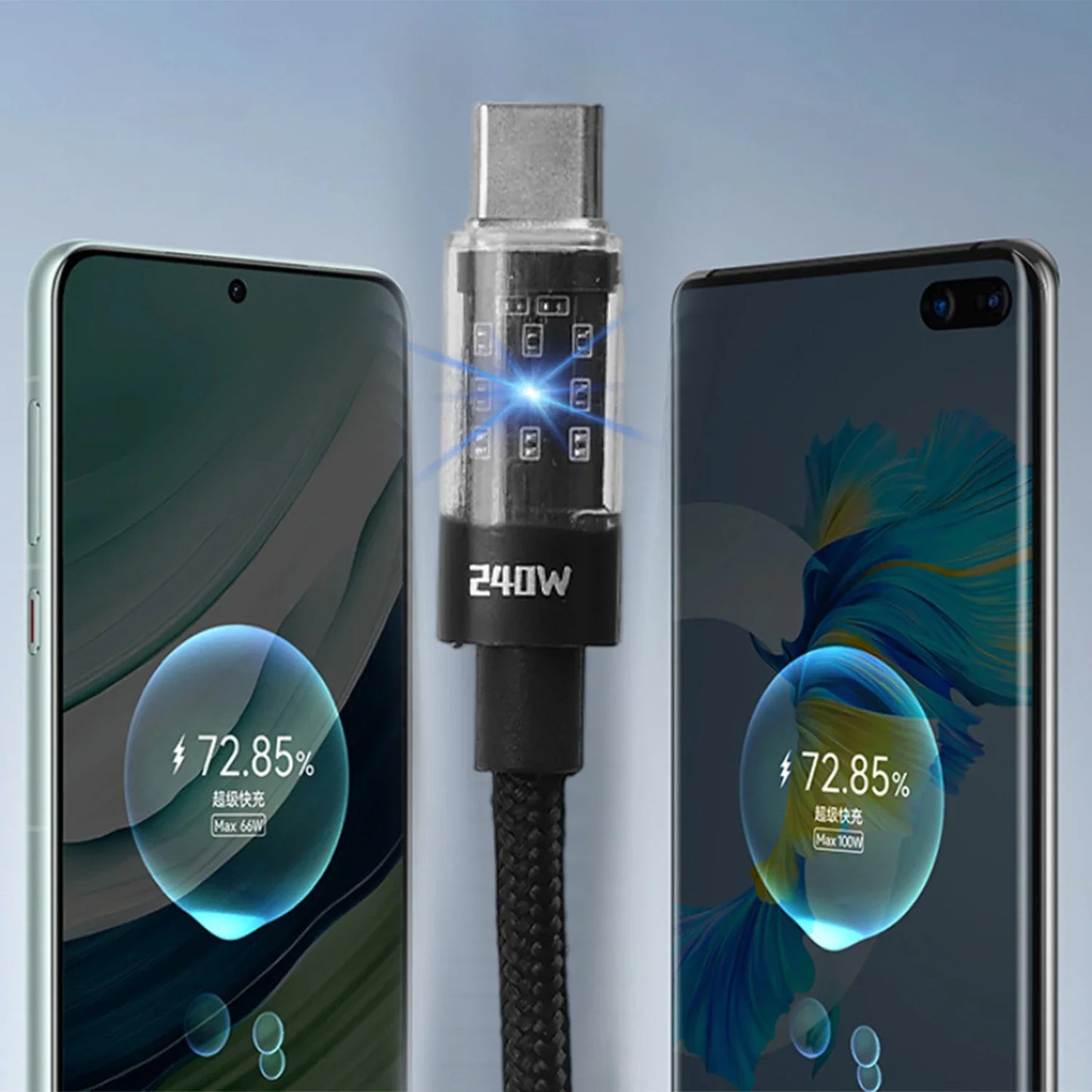 240W USB Type C Super Fast Charging Cable | Data Cord for All Devices