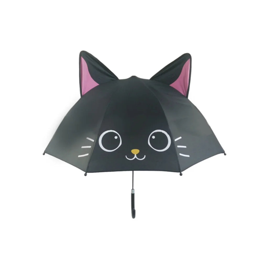 Cute Cartoon Children Umbrella | Fun 3D Ear Design for Kids
