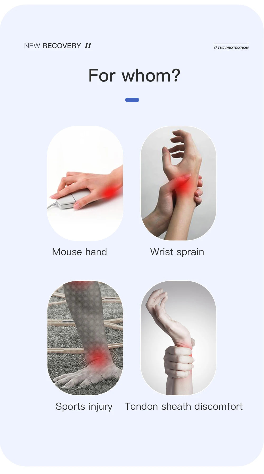 Adjustable Flexible Splint Wrist Thumb Support Brace for Pain Relief