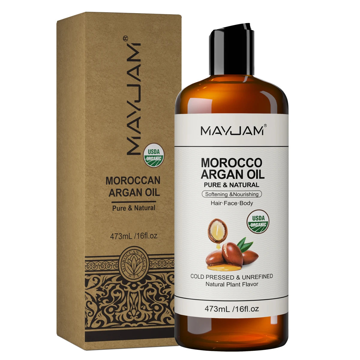 Organic Multi-Use Carrier Oil for Face, Hair & Massage
