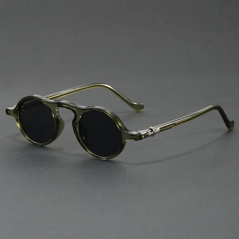 Vintage Round Sunglasses | Ultra-Light Oval Fashion Eyewear