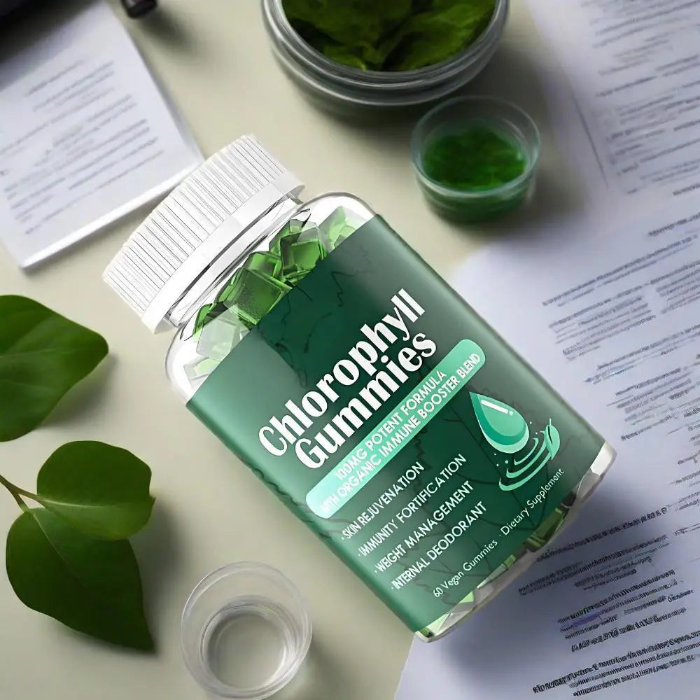 Sugar Free Chlorophyll Gummies with Unfiltered ACV - Health Boost