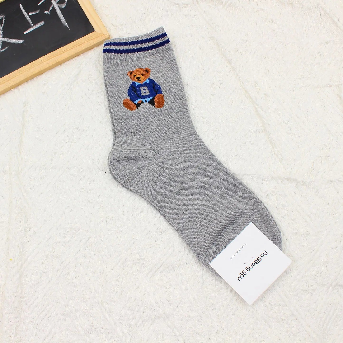 Adorable Women's Striped Cartoon Socks | Cute Kawaii Style