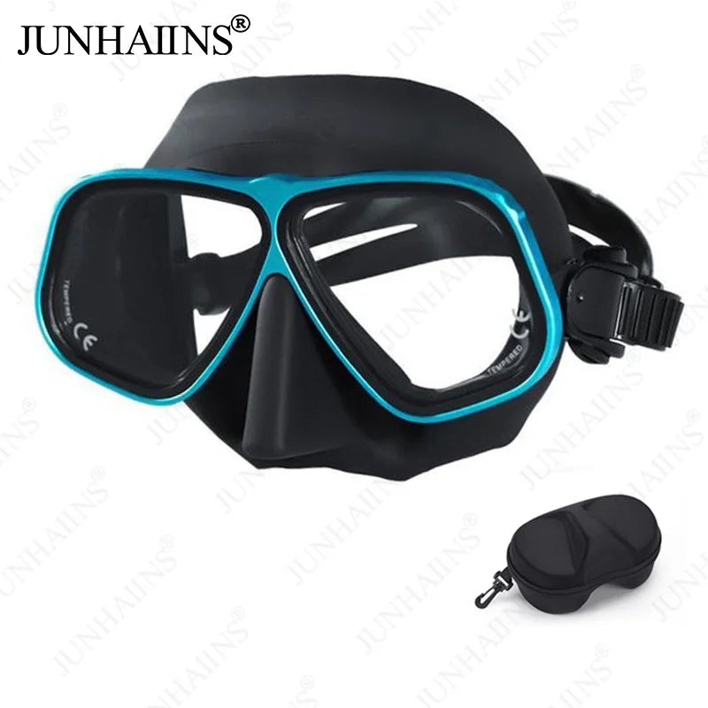Freediving Mask with Aluminum Frame | Anti-Fog Diving Gear