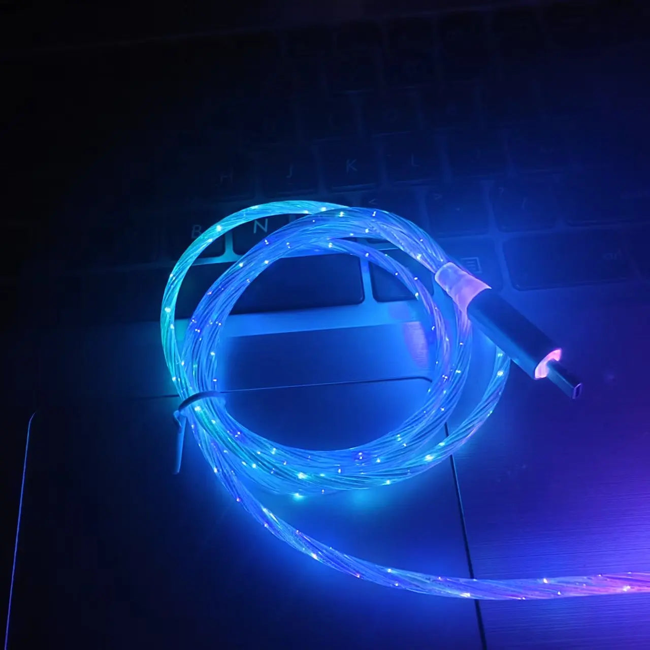 6A Fast Charging RGB Breathing Data Cable | Type-C Charger