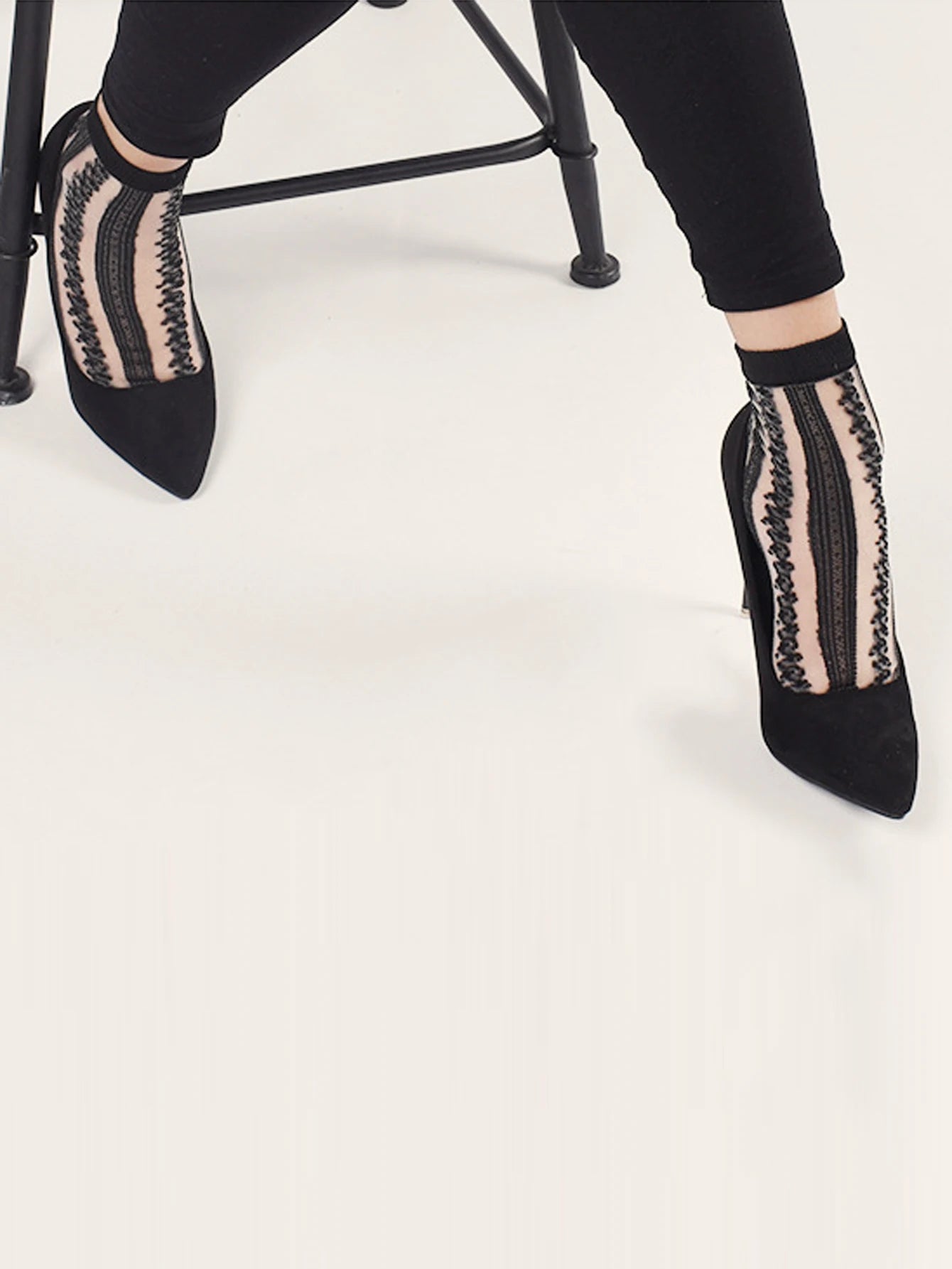 Women's Lace Socks | Stylish Thin Transparent Ankle Socks