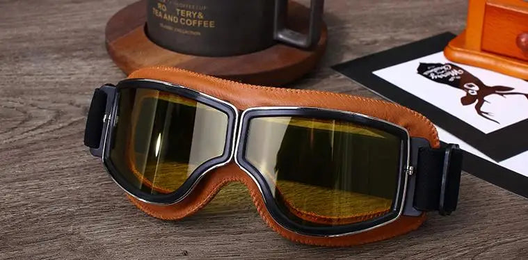 Retro Windproof Motorcycle Glasses | Foldable Sunglasses