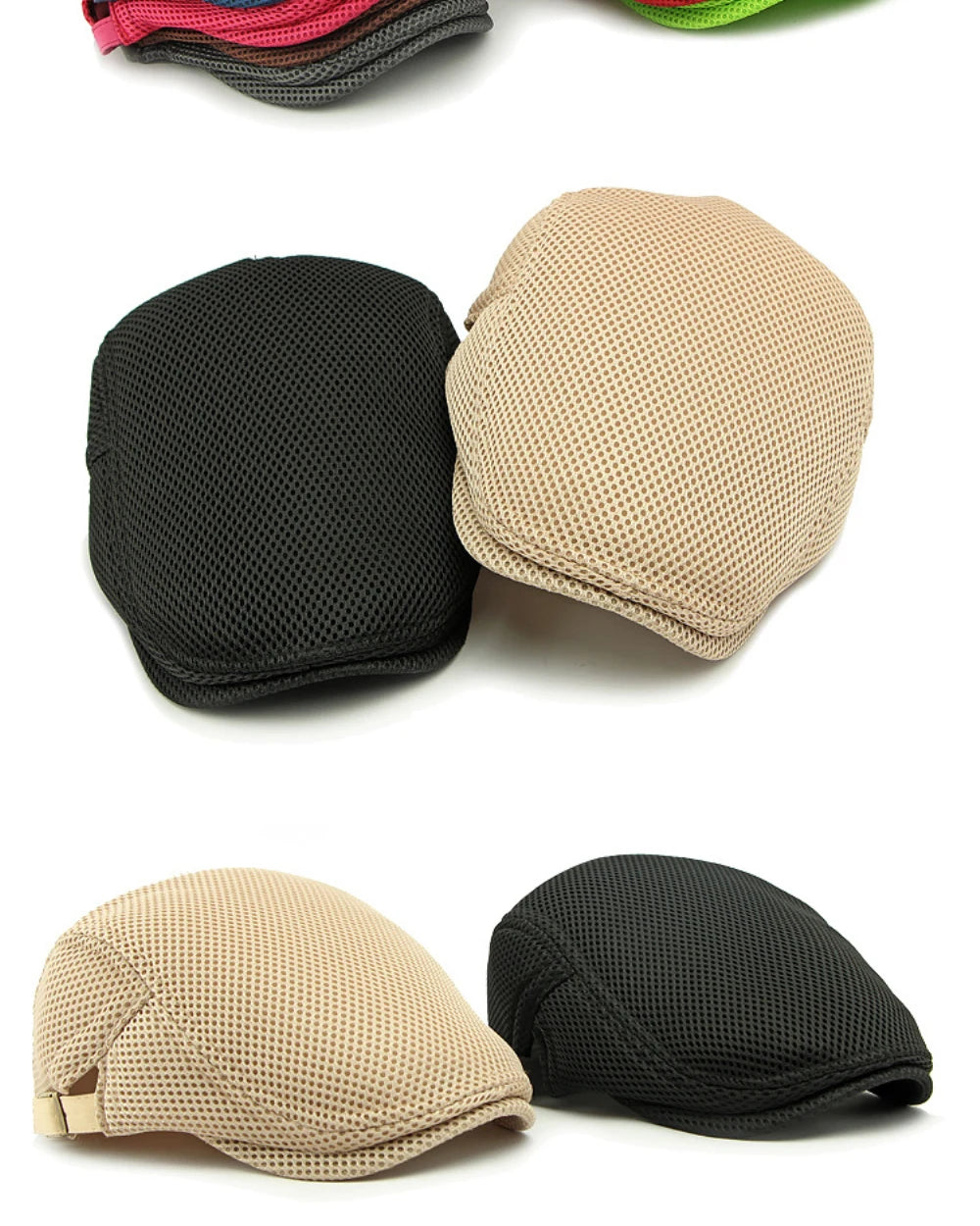 Stylish Unisex Beret Caps | Breathable Sun Hats for Summer