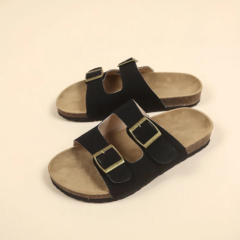 Women's Stylish Flat Beach Sandals | Comfortable Outdoor Slippers