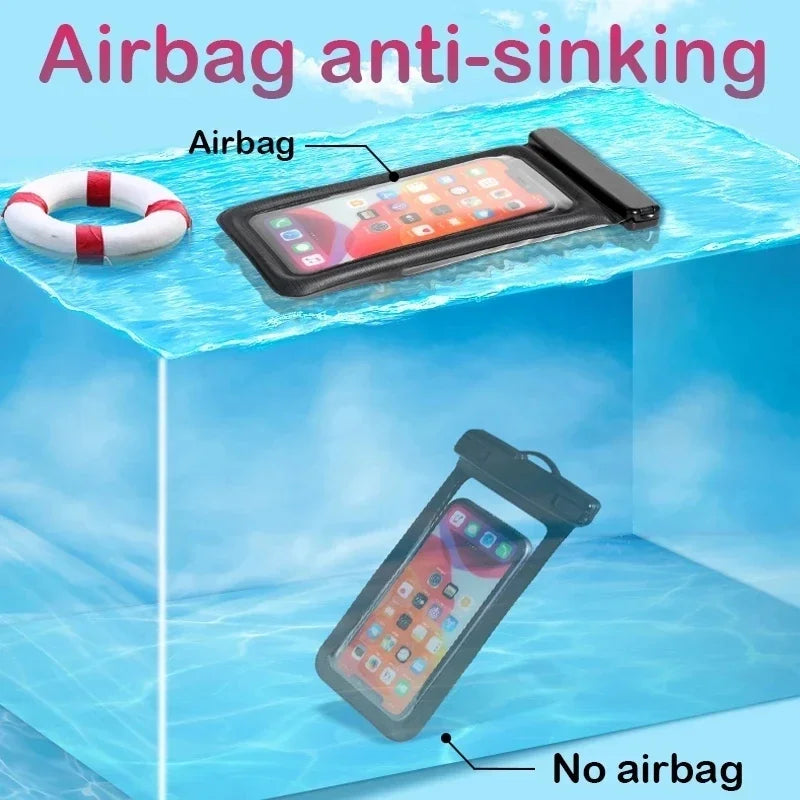 Universal Underwater Phone Protector | Waterproof Swim Bag Case