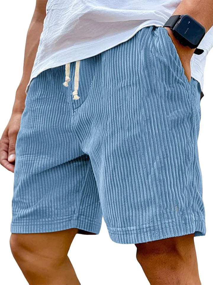 Men's Retro Corduroy Casual Shorts | Stylish Summer Essential
