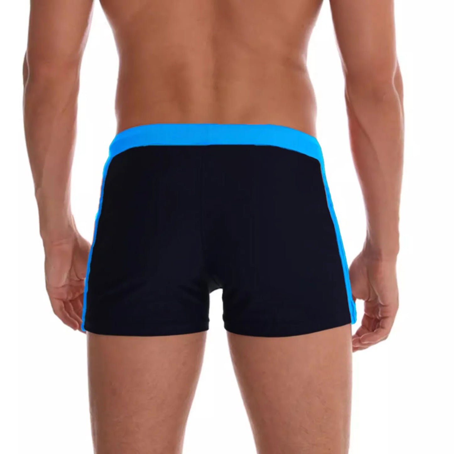 Cómodos shorts de baño con cordones para hombre | Ropa de playa a la moda