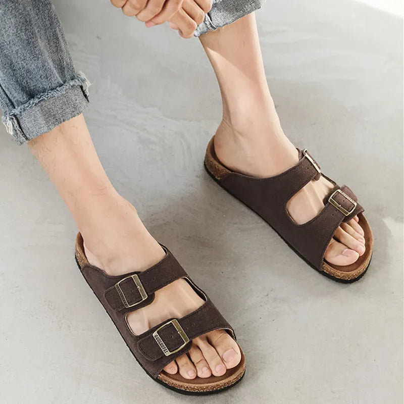 Summer Women's Casual Cork Slippers | Stylish Outdoor Slides