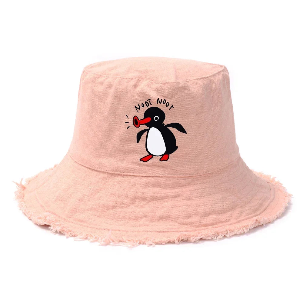 Reversible Summer Penguin Bucket Hat for Men & Women | Sun Protection