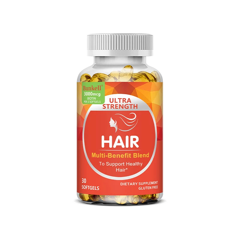 Biotin & Keratin Supplement | Hair Growth, Skin & Nails Support