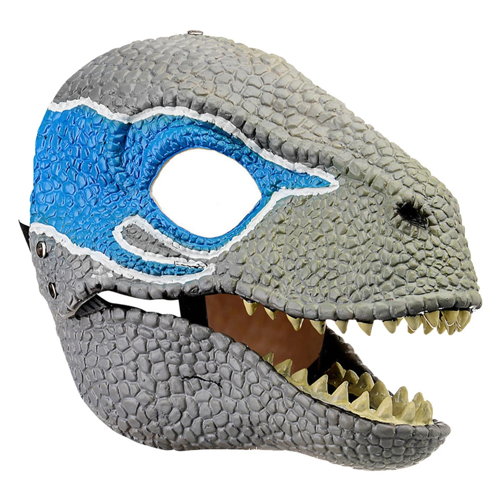 Moving Jaw Dinosaur Mask | Realistic Raptor Cosplay for All Ages
