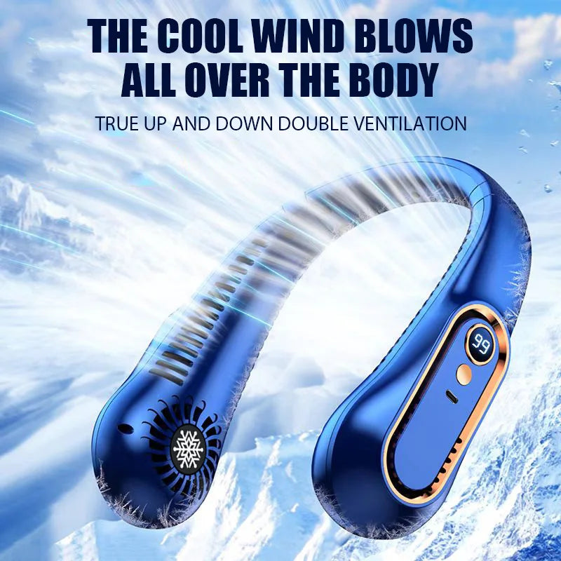 Hands-Free Bladeless Neck Fan | Portable USB Rechargeable Mini Fan