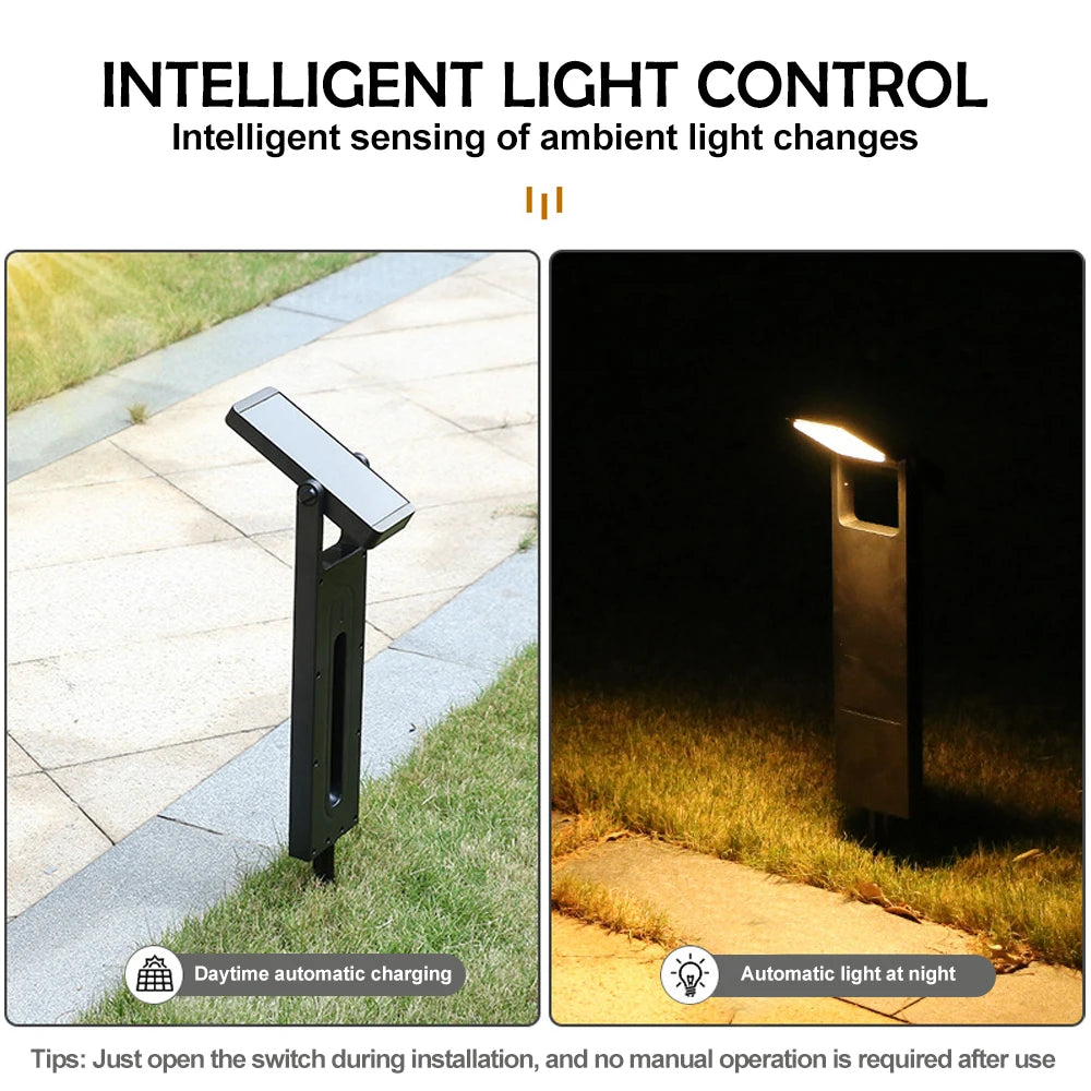 Outdoor Solar Powered Pathway Lights | Waterproof Landscape Lighting