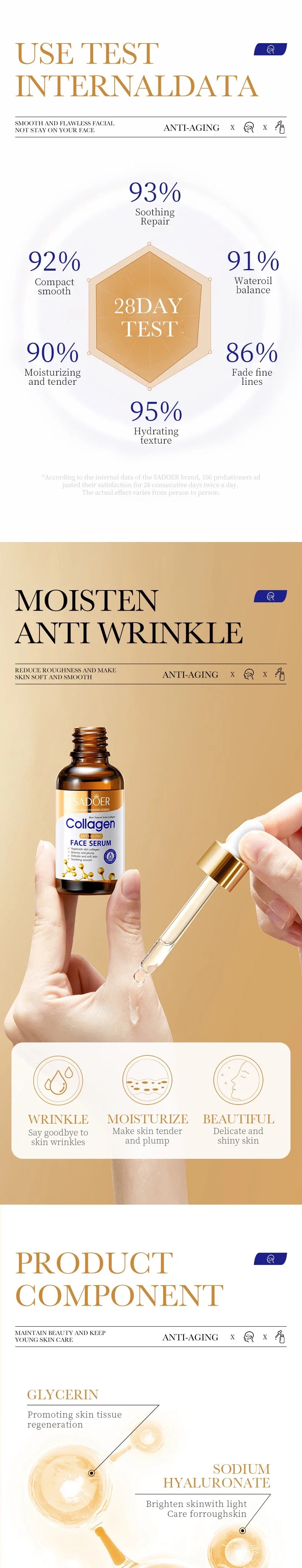 Collagen Face Serum | Moisturizing Facial Essence for Radiant Skin