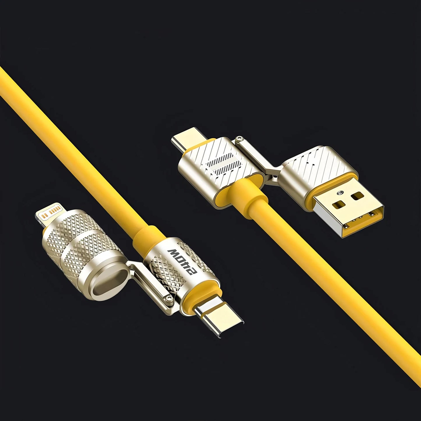 1PC 2PCS 240W USB-C 4IN1 Fast Charger Cable for iPhone Usb Type C Fast charging For iPhone Xiaomi PD 2-in-2 data cable USB Cable