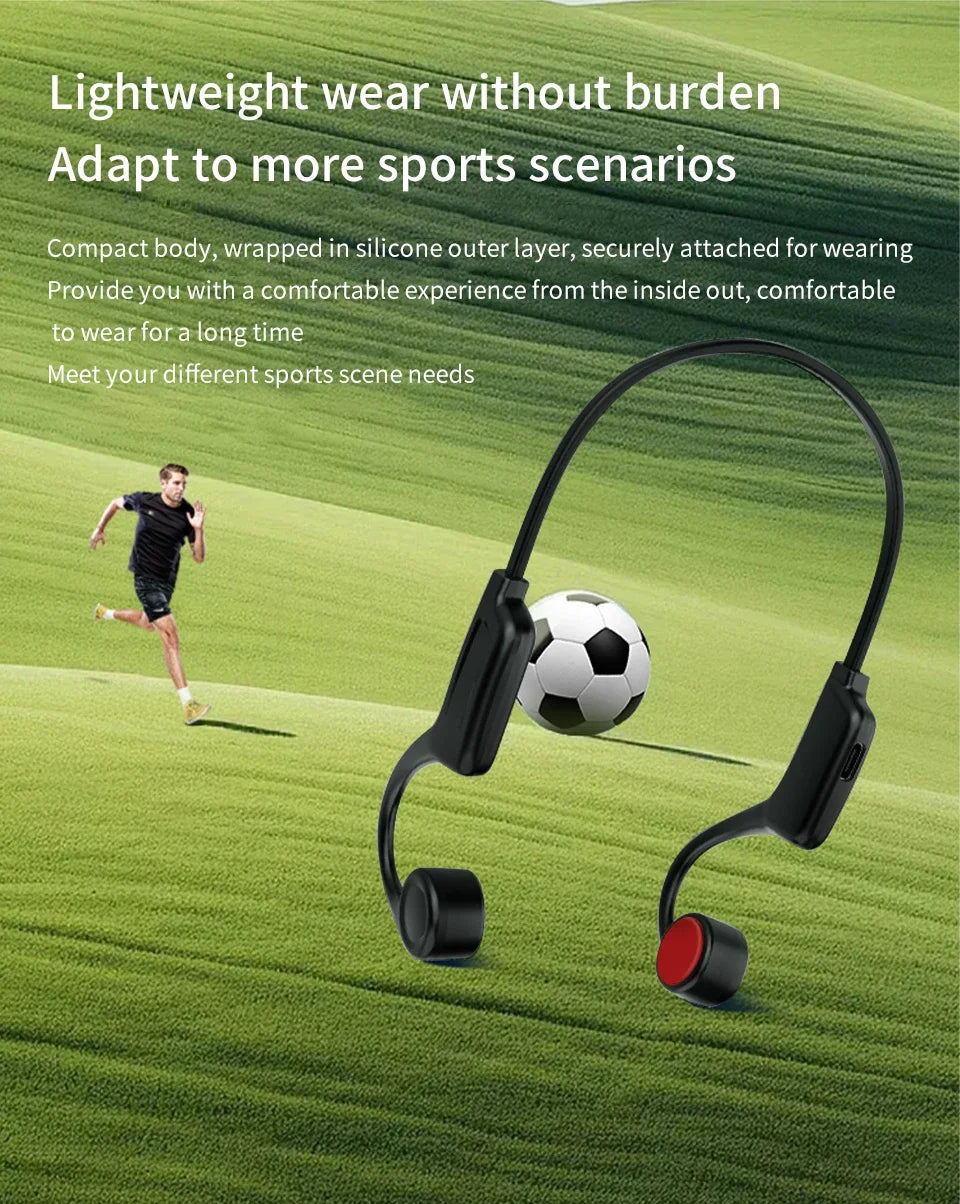 Wireless Bone Conduction Earphones | Waterproof Sports Headphones