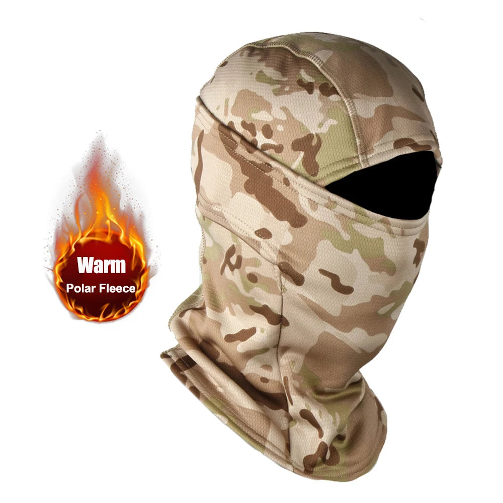 Unisex Camouflage Balaclava Mask | Warm Polar Fleece Winter Gear