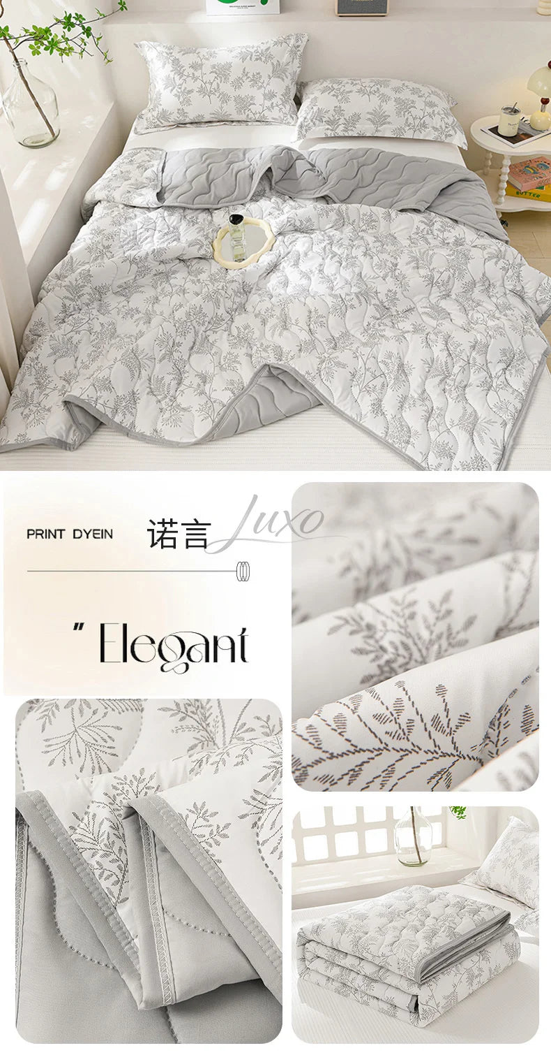 Lightweight Breathable Cooling Summer Quilt | Soft Duvet Comforter