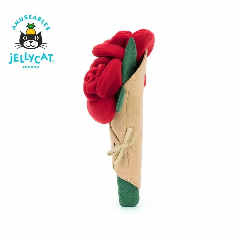 Crimson Dragon Rose Bouquet Plush Toy | Perfect Valentine's Gift