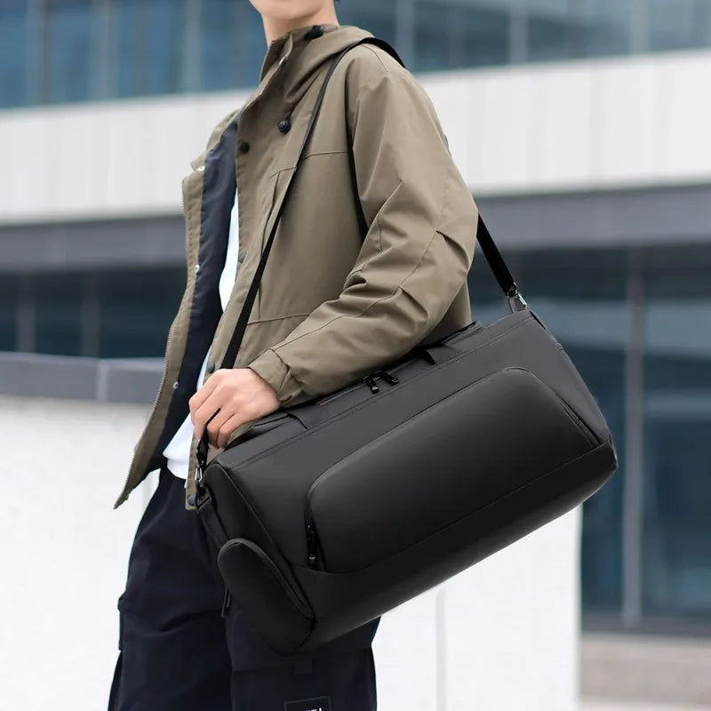 Large Capacity Sports Gym Bag | Multi-Compartment Travel Duffel