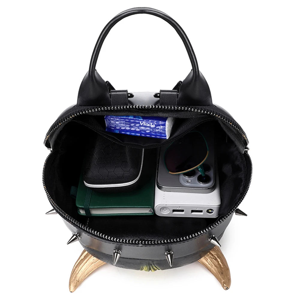 Personalized 3D Mask Shaped Backpack | Unique Fashion Statement Bag