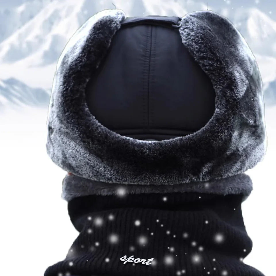 Unisex Thickened Velvet Winter Hat | Warm and Windproof Bomber Cap