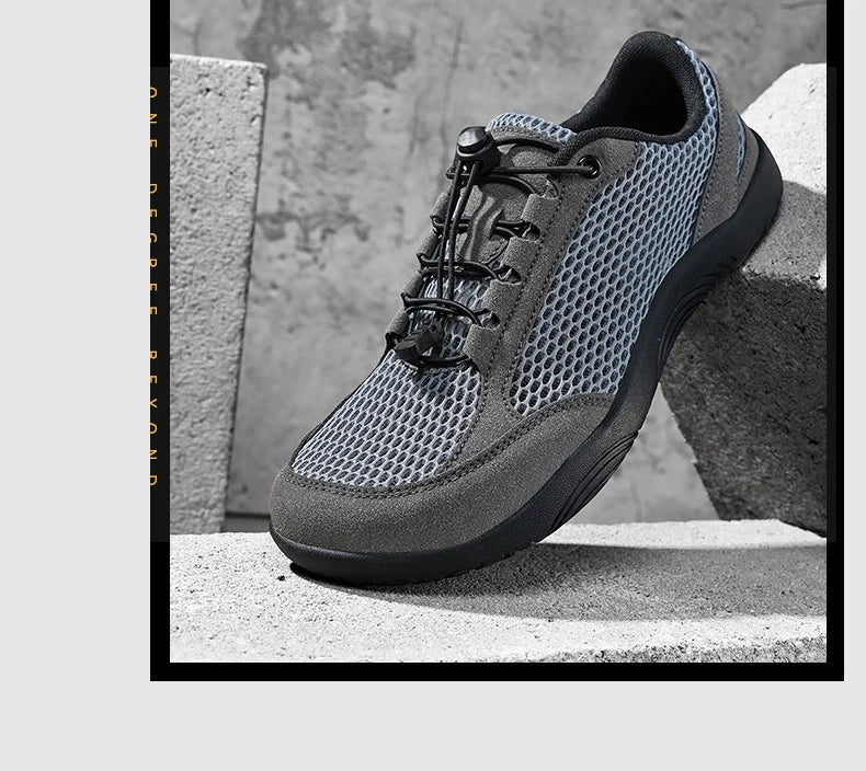 Wide Fit Casual Sports Shoes | Breathable Non-Slip Comfort