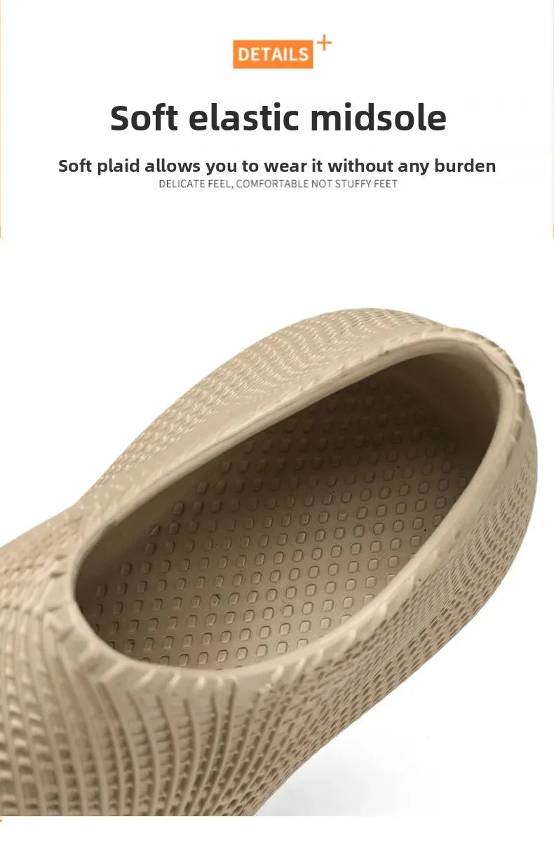 Designer Lightweight Luxury Summer New 3D Hole Hole Shoes Full Wrap Couple Casual Sandals Outdoor Beach Shoes for Men