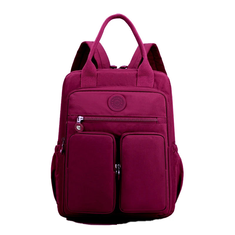 Stylish Multi-Pocket Waterproof Backpack for Women | Travel & School