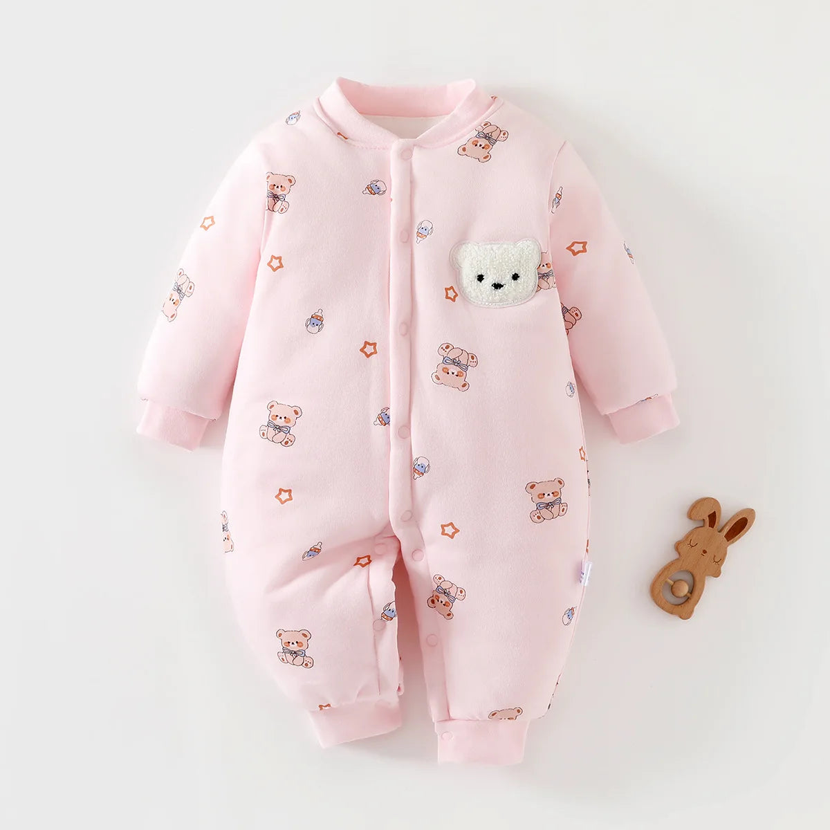 Thickened Baby Onesie | Adorable Patterns for Winter Comfort