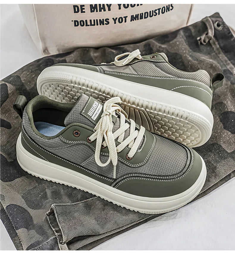 Men's Casual Wide Toe Shoes | Breathable and Comfortable Sneakers