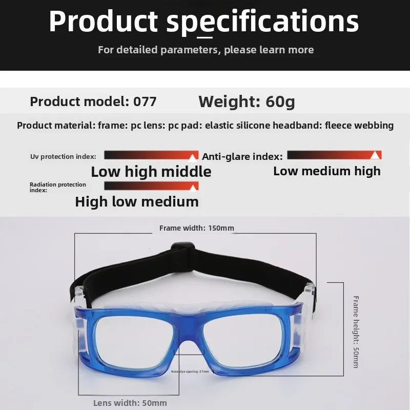 Sporty Myopia Glasses | Anti-Collision & Anti-Explosion Eyewear