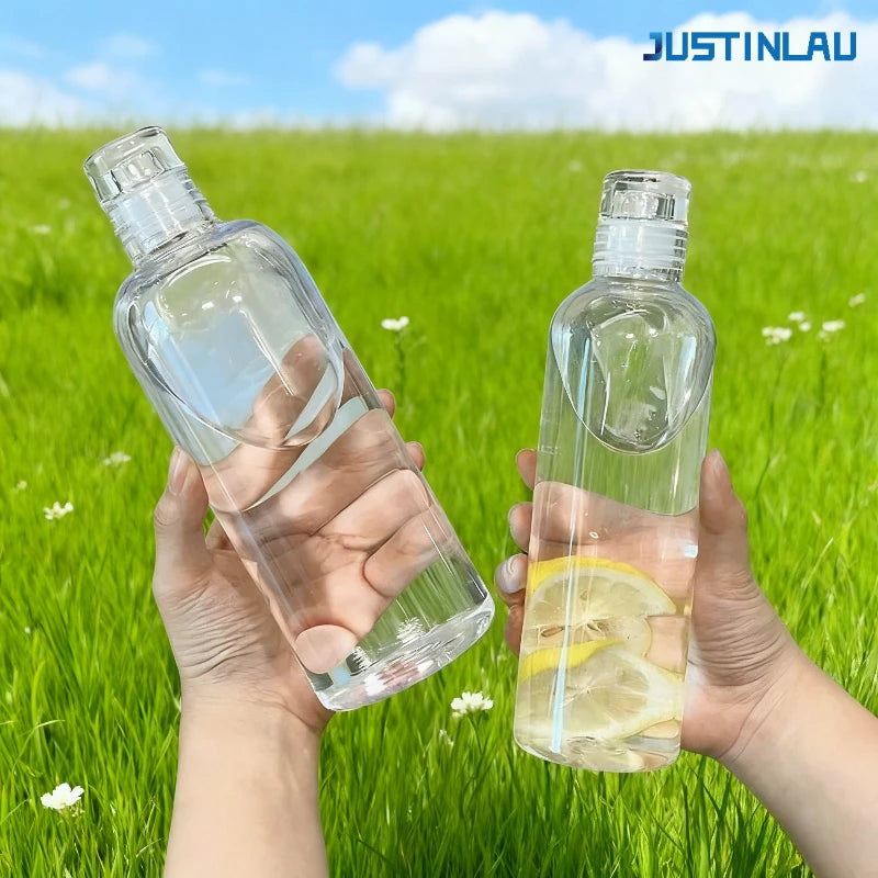 Transparent Borosilicate Glass Water Bottle | Portable Travel Cup