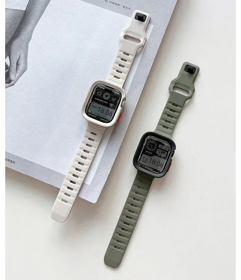 Silicone Case and Strap for Smart Watches | Comfortable & Durable