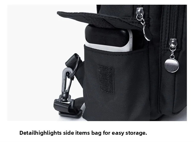 Casual Multi-Functional Nylon Chest Bag | Stylish and Practical